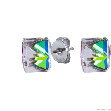 Пусеты Fiore Luna,  Vitrail Medium, SWE2127/2 VM S Пусеты Fiore Luna,  Vitrail Medium, SWE2127/2 VM S